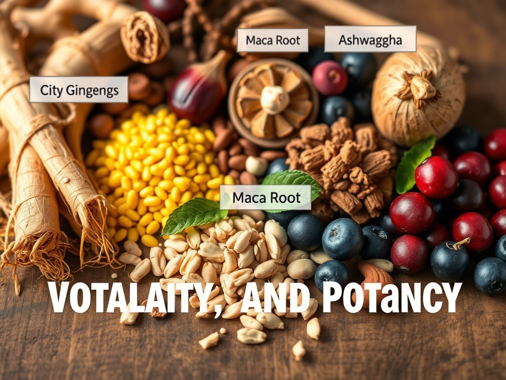 Ingredientes naturales para la potencia